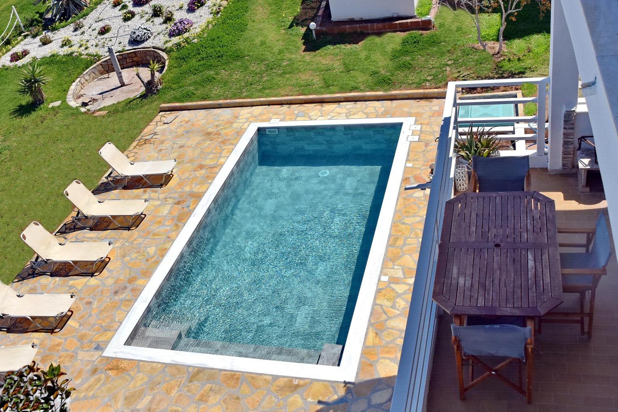 Antorina Beachfront Villas With Private Pools Kamari  エクステリア 写真